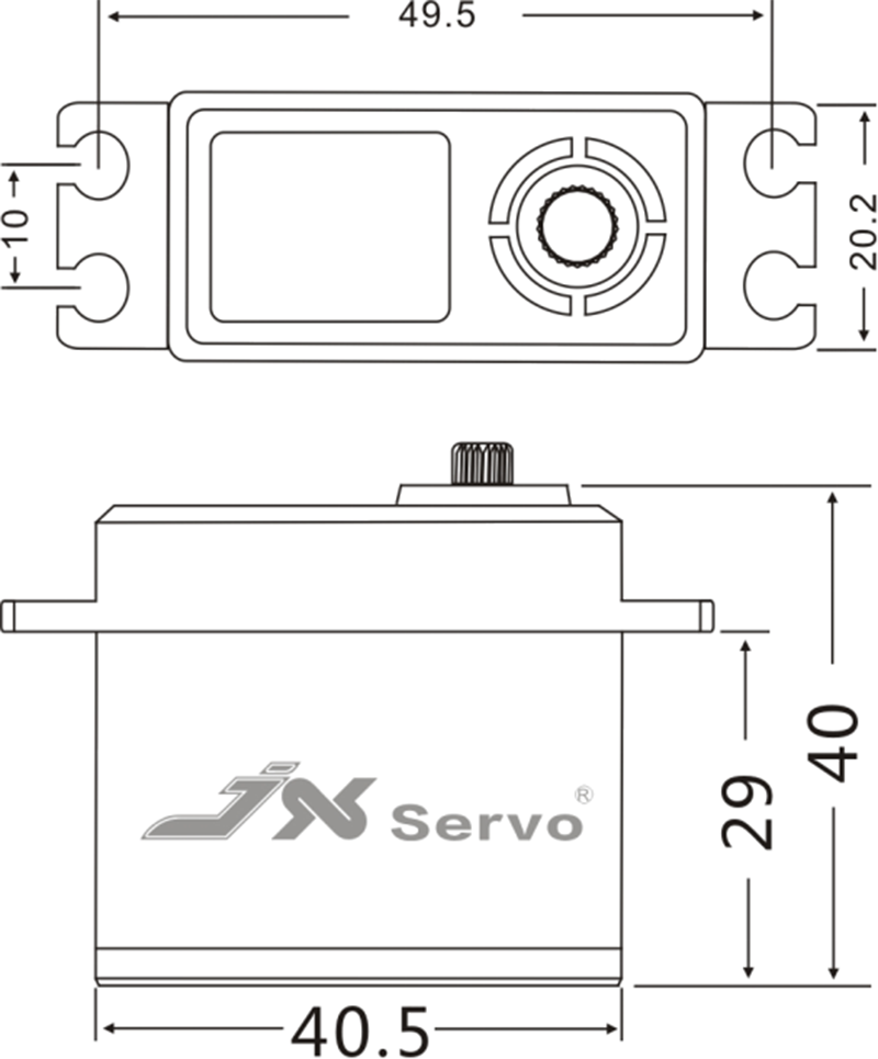 JX Servo CLS-6322HV 22KG High  - огляд і ціна Rc Helicopter Servo
