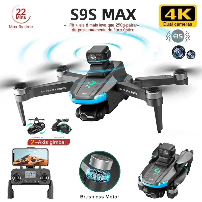 NEW S9S MAX MINI Drone 4K 2-Ax - огляд і ціна Rc Helicopter Mini