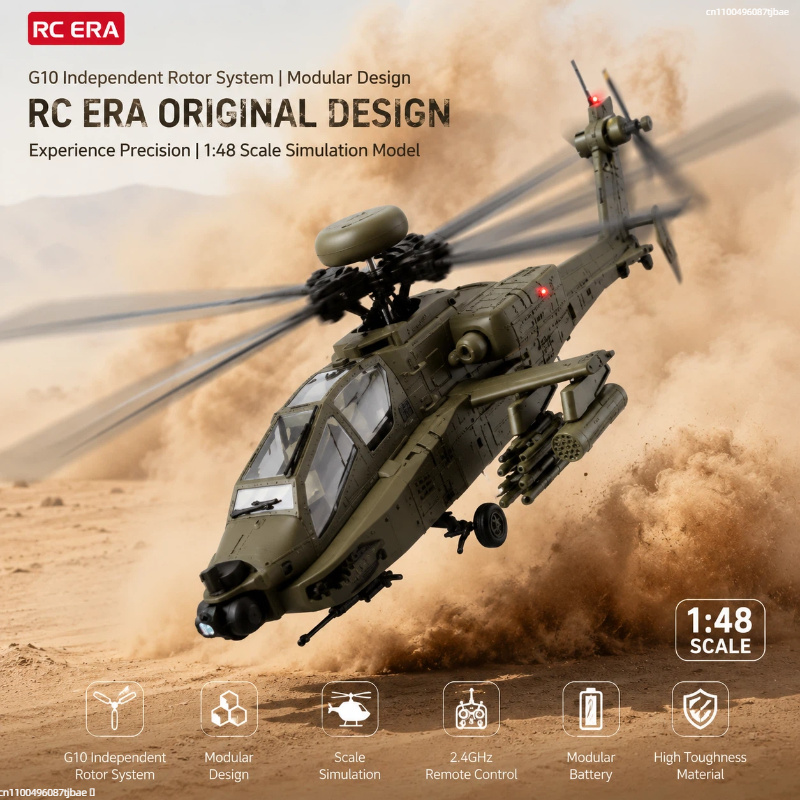 New In Stock Rc Era Ah-64d Apa - огляд і ціна Rc Helicopter Single Rotor