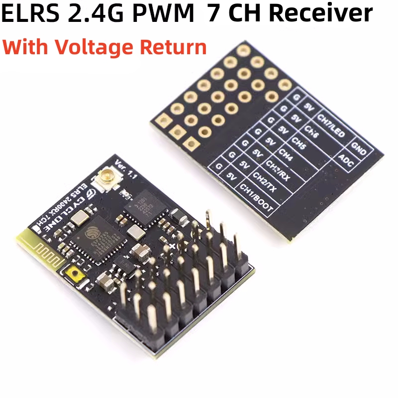 ELRS 2.4G PWM 7CH 6CH CRSF Rec - огляд і ціна Rc Helicopter Battery