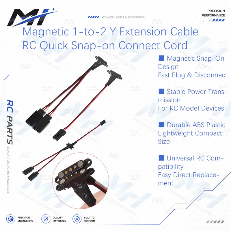 Magnetic 1-to-2 Y Extension Ca - огляд і ціна Rc Helicopter Battery